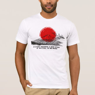 Camiseta "En cada sombra, una nueva historia está esperando