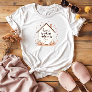 Camiseta En Casa Es Donde Mamá Está Sweet Mom Life