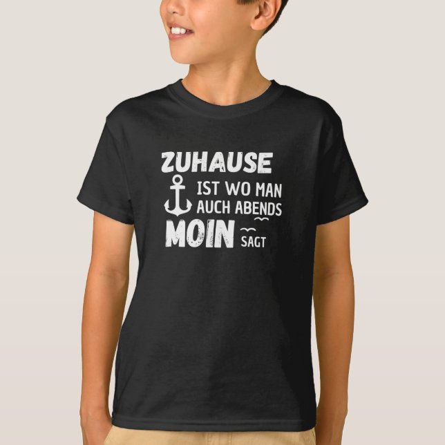 Camiseta En casa Moin North German Lighthouse Anchthouse (Anverso)