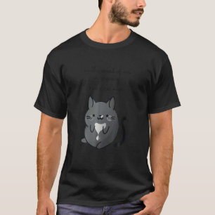Camiseta En caso de emergencia coloque el gato aquí que se