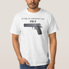 CAMISETA EN CASO DE URGENCIA LLAMADA 1911