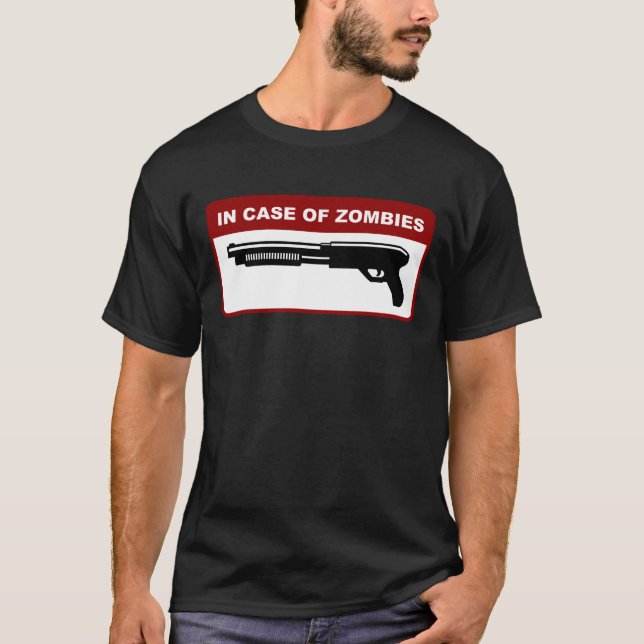 Camiseta En caso de zombis (Anverso)