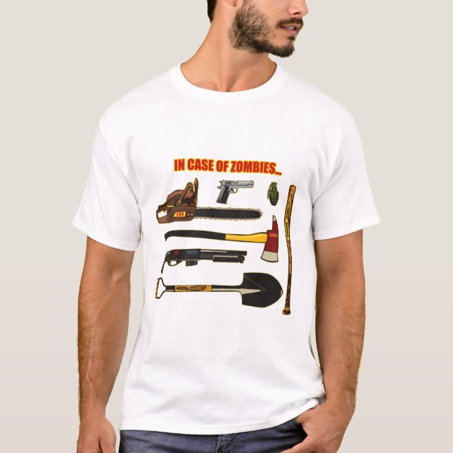 Camiseta En caso de zombis… (Anverso)