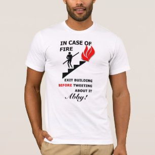 Camiseta En caso del fuego