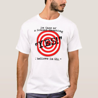 Camiseta En caso del tiroteo de la escuela