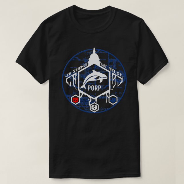 Camiseta En ciencia confiamos en (Diseño del anverso)
