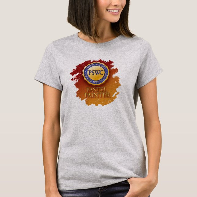Camiseta en colores pastel de los pintores (Anverso)