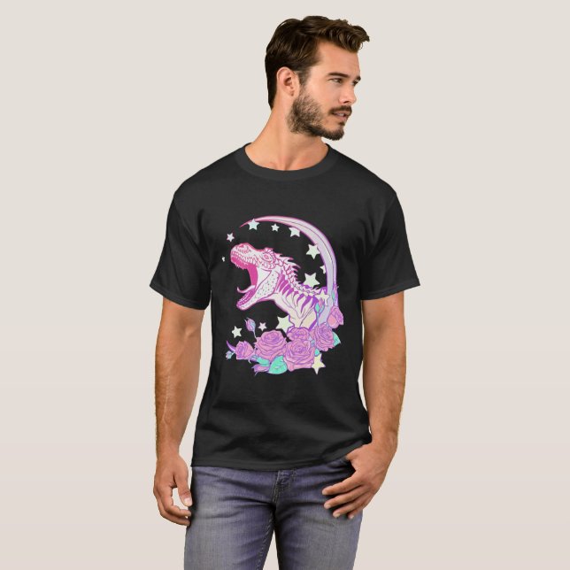Camiseta en colores pastel de Trex del gótico - (Anverso completo)