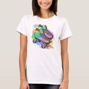 Camiseta en colores pastel del patín