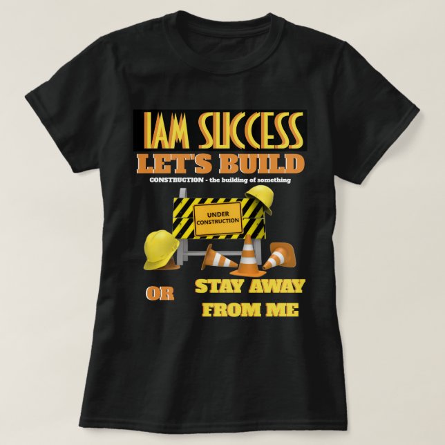 Camiseta EN CONSTRUCCIÓN (Diseño del anverso)