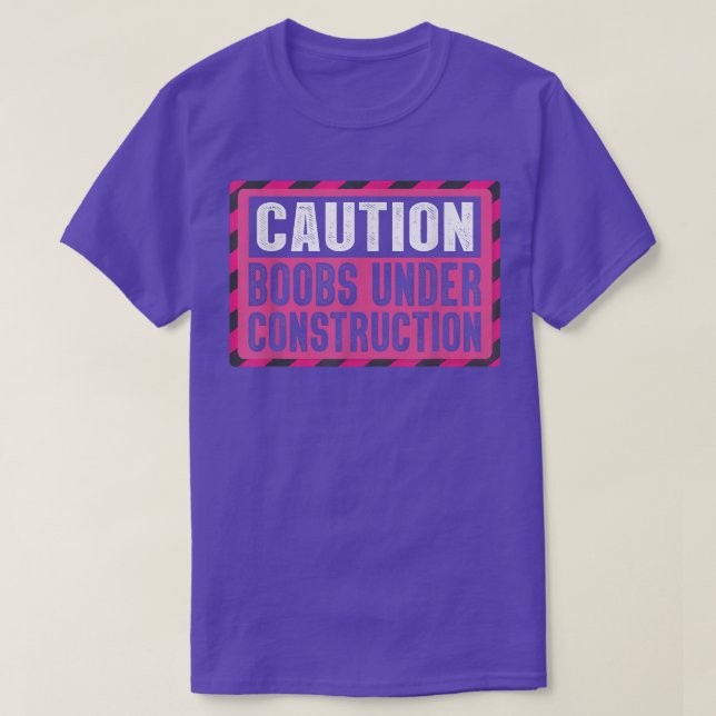 Camiseta En construcción Mastectomía Cáncer de Mama Guerrer (Diseño del anverso)
