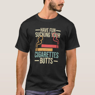 Camiseta En Contra De Los Cigarrillos Fumadores Cita Para U
