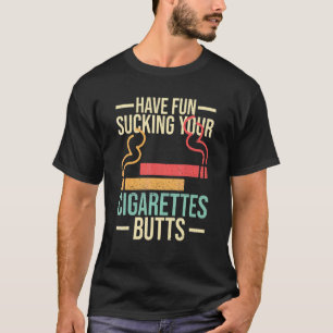 Camiseta En Contra De Los Cigarrillos Fumadores Cita Para U