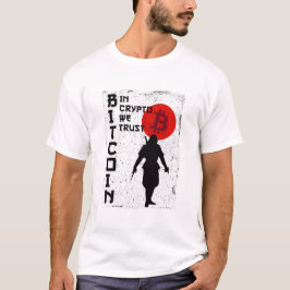 Camiseta En Crypto Confiamos - Bitcoin Samurai