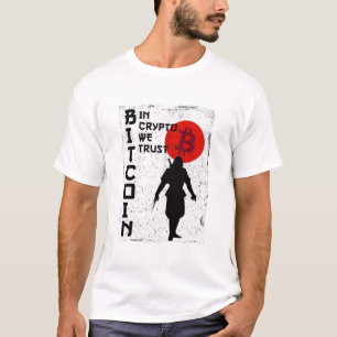 Camiseta En Crypto Confiamos - Bitcoin Samurai