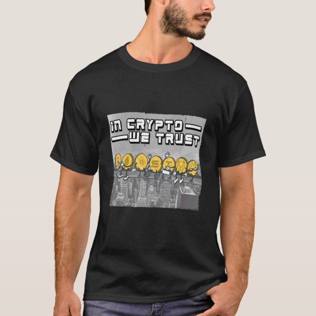Camiseta En Crypto confiamos en Crypto Bitcoin Minaders (Anverso)