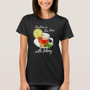 Camiseta En Cualquier Momento Es Hora De Té Con Johnny Fun