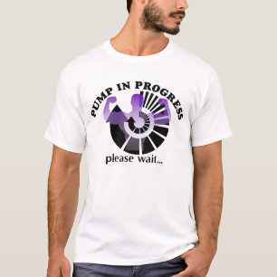Camiseta en curso del Bodybuilding de la bomba