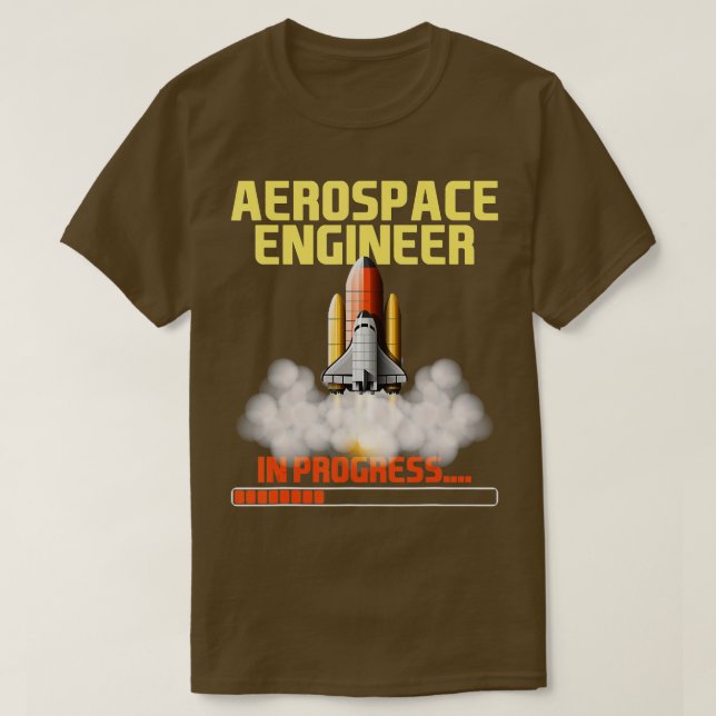 Camiseta En curso Ingeniero Aeroespacial Aeronautical Engin (Diseño del anverso)