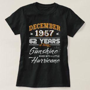 Camiseta En diciembre de 1957 62.os regalos del aniversario