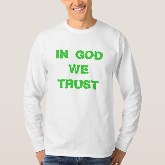 CAMISETA EN DIOS CONFIAMOS (Anverso)