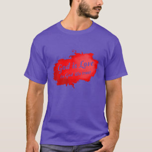Camiseta En Dios en el que confiamos, Dios es amor premium