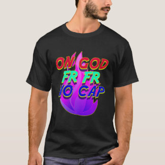 Camiseta En Dios FR No Cap Funny Internet Slang Meme Ling