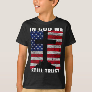 Camiseta En Dios Todavía Confiamos Bandera Americana Usa 25