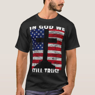 Camiseta En Dios Todavía Confiamos Bandera Americana Usa 25