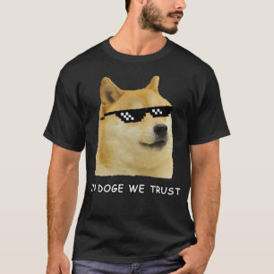 Camiseta En Doge Confiamos - Divertido perro Dogecoin Shiba