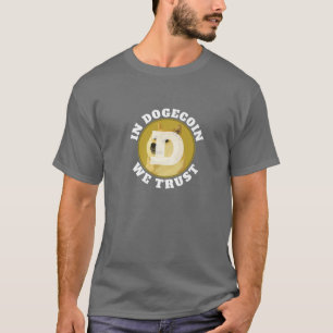 Camiseta En Dogecoin Confiamos En La Criptodivisa