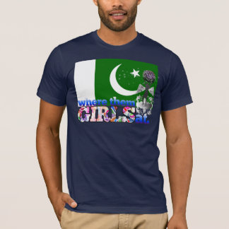 Camiseta ¿En dónde ellos chicas paquistaníes?