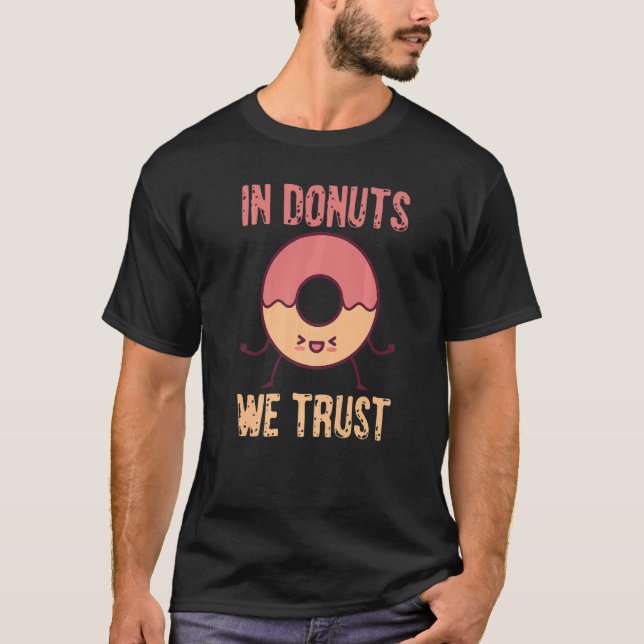 Camiseta En Donuts confiamos en que no haya refrigerios (Anverso)