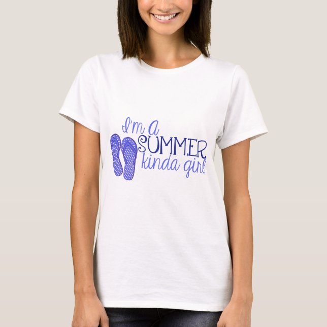 Camiseta En Duda, Hay Que Ir A La Playa (Anverso)