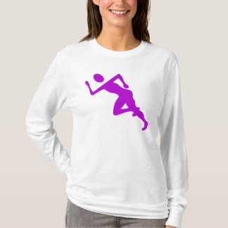 Camiseta En ejecución - Púrpura