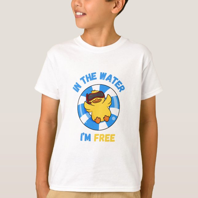 CAMISETA ¡EN EL AGUA ES GRATUITA! (Anverso)