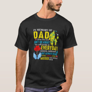 Camiseta En El Amor De La Memoria De Papá En El Cielo, Mi 