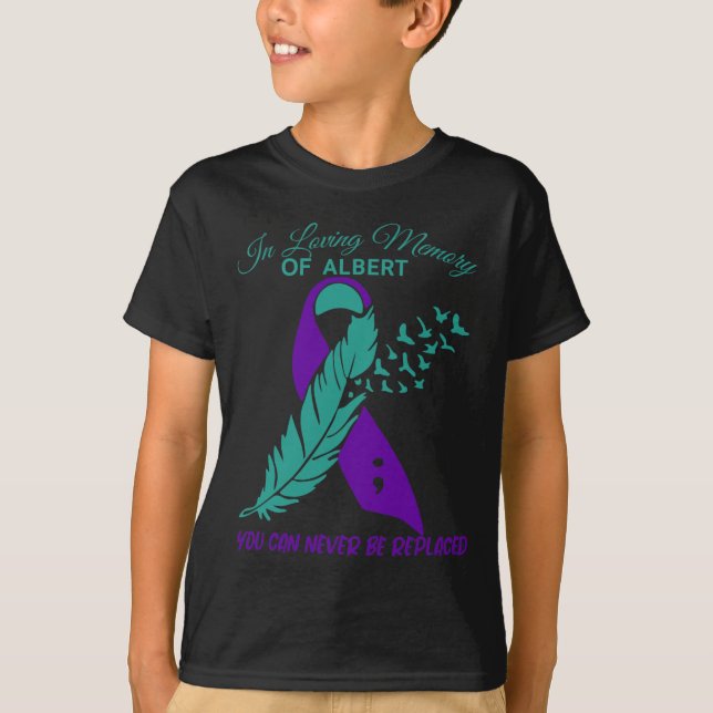 Camiseta En el amor por la memoria la prevención del suicid (Anverso)