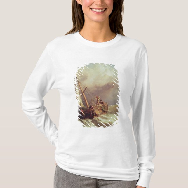 Camiseta En el banco de Dogger, 1846 (Anverso)