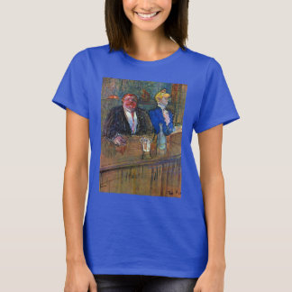 Camiseta En El Bar de Toulouse Lautrec, Arte Antiguo Fino