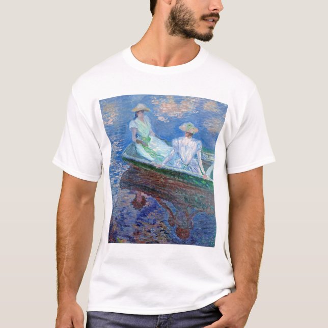 Camiseta En el barco, Monet (Anverso)