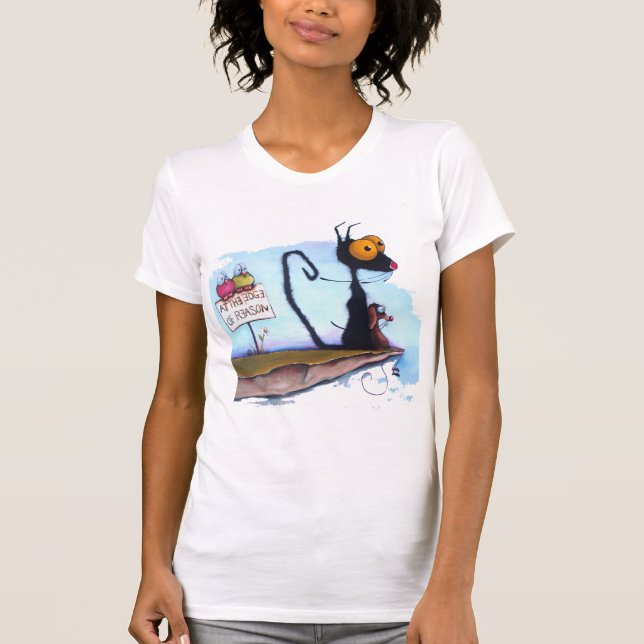 Camiseta En el borde de la razón (Anverso)