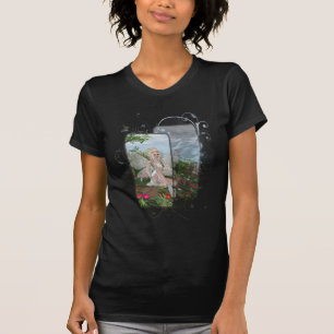 Camiseta En el borde del agua: hadas y flores junto al agua
