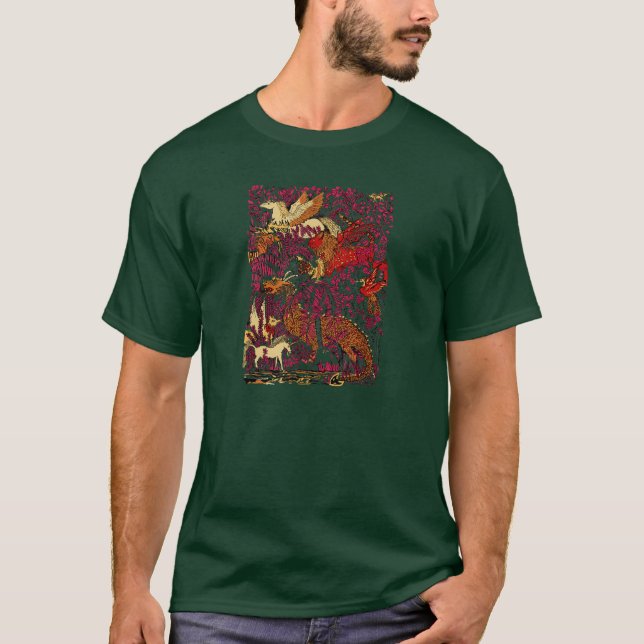 Camiseta En el bosque de la noche (Anverso)
