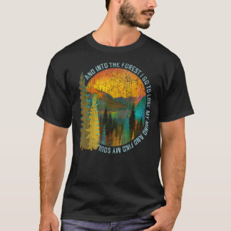 Camiseta En el bosque voy a hacer senderismo por la camilla