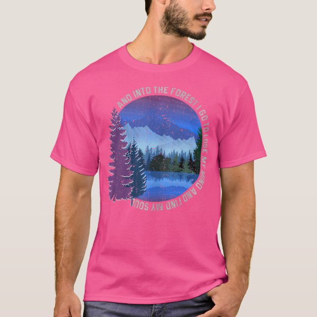 Camiseta En el bosque voy a hacer senderismo por la natural (Anverso)