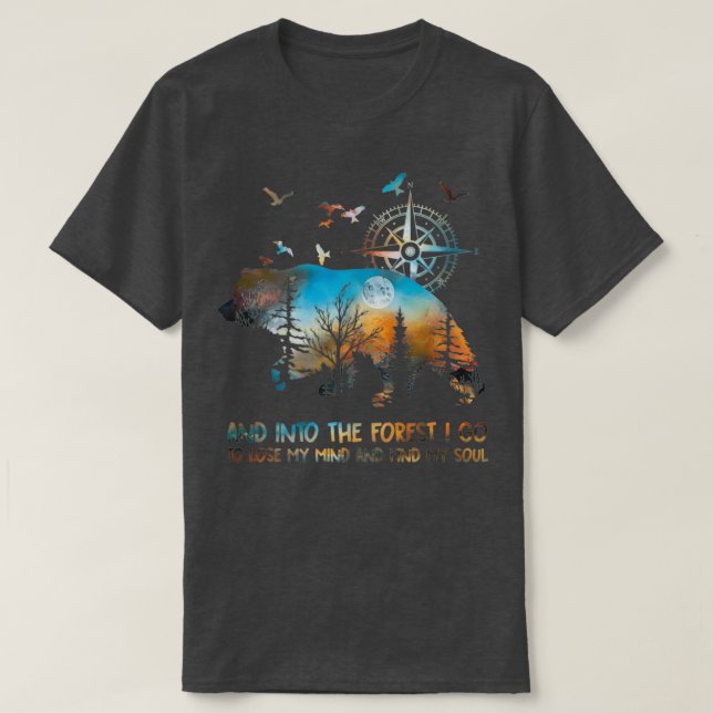Camiseta En el bosque voy a perder mi mente (Diseño del anverso)