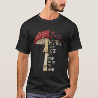 Camiseta En El Bosque Voy A Perder Mi Mente Y Encontrar Mi