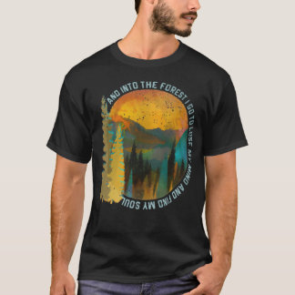 Camiseta En el bosque voy de excursión amante de la natural