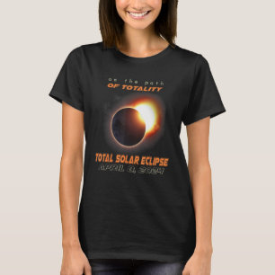 Camiseta En El Camino Del Eclipse Solar Total 2024 1